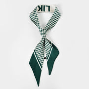 SF1267-GREEN Charming New Fashion Style Houndstooth Long Scarf - JOLIGIFT.UK