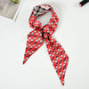 SF1270-RED Charming New Fashion Style Flowers Long Scarf - JOLIGIFT.UK