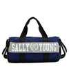 SY2185 DARK BLUE - Tote And Crossbody Traveling Bag With Colour Collision Splicing Design - JOLIGIFT.UK
