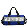 SY2185 BLUE - Tote And Crossbody Traveling Bag With Colour Collision Splicing Design - JOLIGIFT.UK
