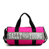 SY2185 FUSHIA - Tote And Crossbody Traveling Bag With Colour Collision Splicing Design - JOLIGIFT.UK