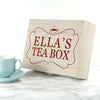 Tea Box With Name - JOLIGIFT.UK